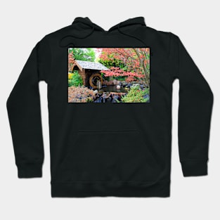 Waterwheel among the Autumn foliage Hoodie